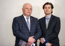 Evhen Nyshchuk and Stepan Kubiv