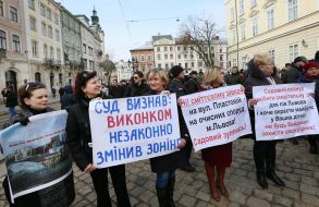 Participants of the action with posters