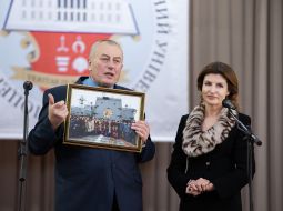 Анатолій Даниленко та Марина Порошенко