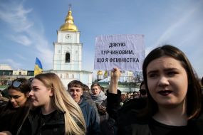 March of women in Kiev