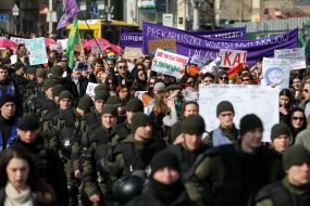 Марш женщин в Киеве