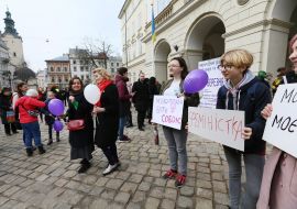 Мітинг «Права жінок – права людини» 