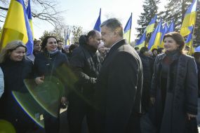 Petro Poroshenko with his wife Marina