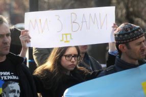 Action of solidarity with the inhabitants of the annexed Crimea