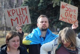 Action of solidarity with the inhabitants of the annexed Crimea