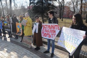 Action of solidarity with the inhabitants of the annexed Crimea