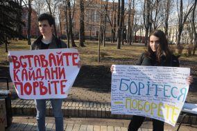Action of solidarity with the inhabitants of the annexed Crimea