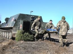 Evacuation of a wounded soldier