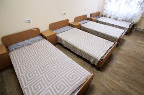 Bedroom is a shelter for victims of violence