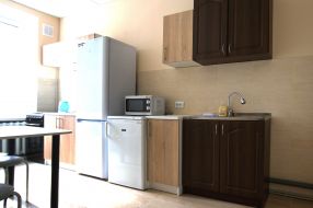 Кухня в приюте для жертв насилия