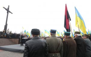 Participants of the rally-requiem