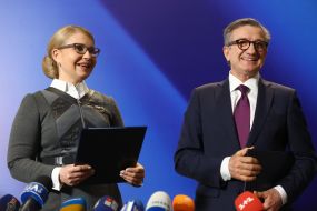 Yulia Tymoshenko and Serhiy Taruta