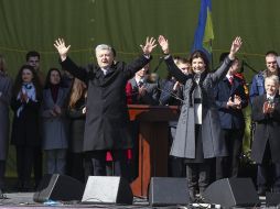 Petro Poroshenko with his wife Marina