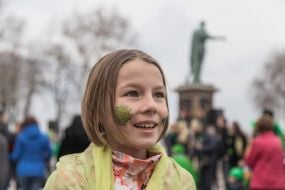 Participant of the Parade to St. Patrick's Day