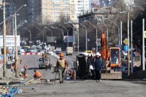 Dismantling of the Shulyavsky bridge and reconstruction of the traffic junction