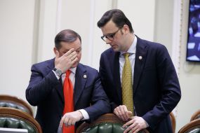 Oleg Lyashko and Victor Galasyuk