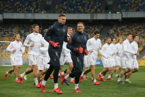 Open training of the national team of Ukraine on football