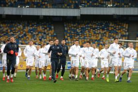 Open training of the national team of Ukraine on football