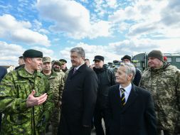 Petro Poroshenko and Mustafa Dzhemilev