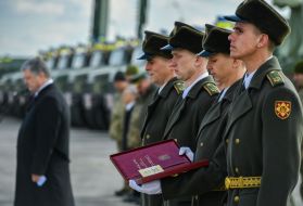 The troops hold the reward