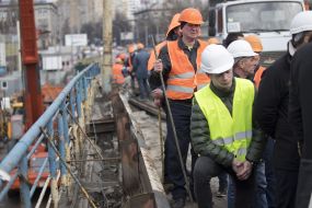 Демонтаж Шулявського мосту