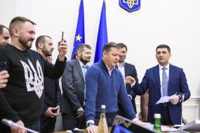 Lyashko interrupted the Cabinet meeting