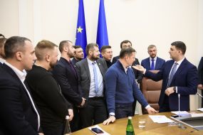 Lyashko interrupted the Cabinet meeting