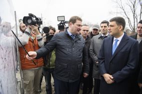 Vladimir Groisman checked the repair of the road