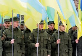 The participants of the march