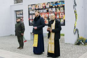 Priests during prayer
