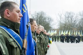 The participants of the march