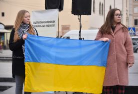 Participants of the action in support of captive seamen