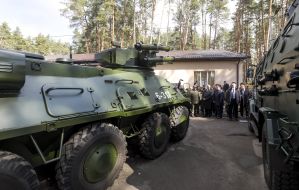 Demonstration of military technical support of NSU