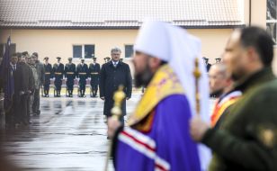 Metropolitan Epiphanius, Petro Poroshenko 