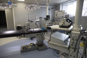 Hospital equipment at the Aleksandrovsky City Clinical Hospital