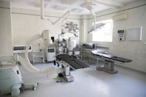 Hospital equipment at the Aleksandrovsky City Clinical Hospital