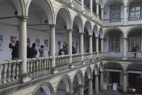 Italian yard in Lviv