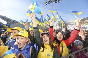 Supporters of Yulia Tymoshenko