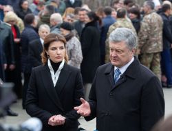 Petro Poroshenko with his wife Marina
