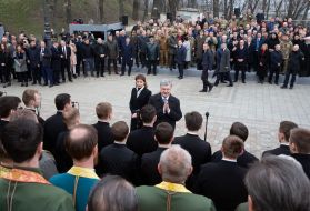 Petro Poroshenko with his wife Marina