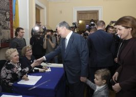 Petro Poroshenko and Maryna Poroshenko