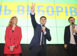 Володимир Зеленський з дружиною Оленою
