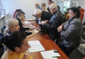 Виборча дільниця в Києві