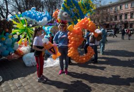 Humoryna. Carnival procession in Odesa