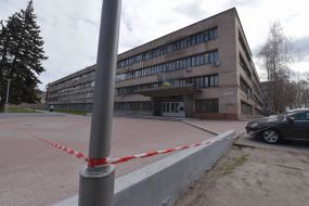 The fenced territory of the company "Iskra"
