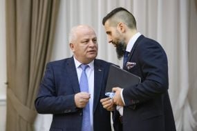 Stepan Kubiv and Maxim Nefyodov
