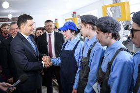 Vladimir Groisman visited Higher vocational school number 17