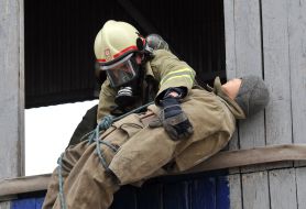 Курсант спасает условно пострадавшего