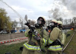Cadets quench a conditional fire