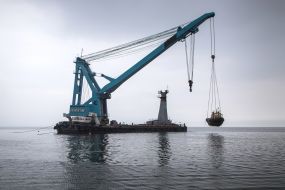 In Odessa, the ship "Parallel" was removed from the beach